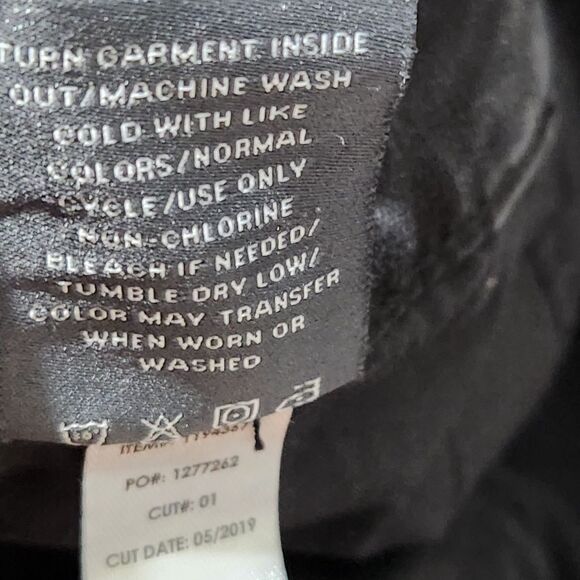 Torrid Ankle Pants For Women Size 24 Black Distressed Jegging - Picture 15 of 15